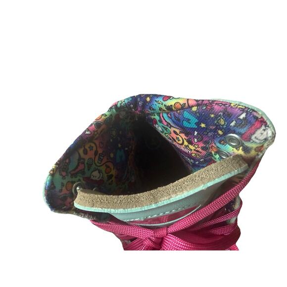 Moxi Beach Bunny Blue‎ Pink Roller Skates Kids size 4 No Box - Picture 6 of 10